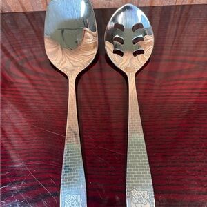 Royal Prestige 2 Pcs Deluxe Serving Set Spoons Utensils